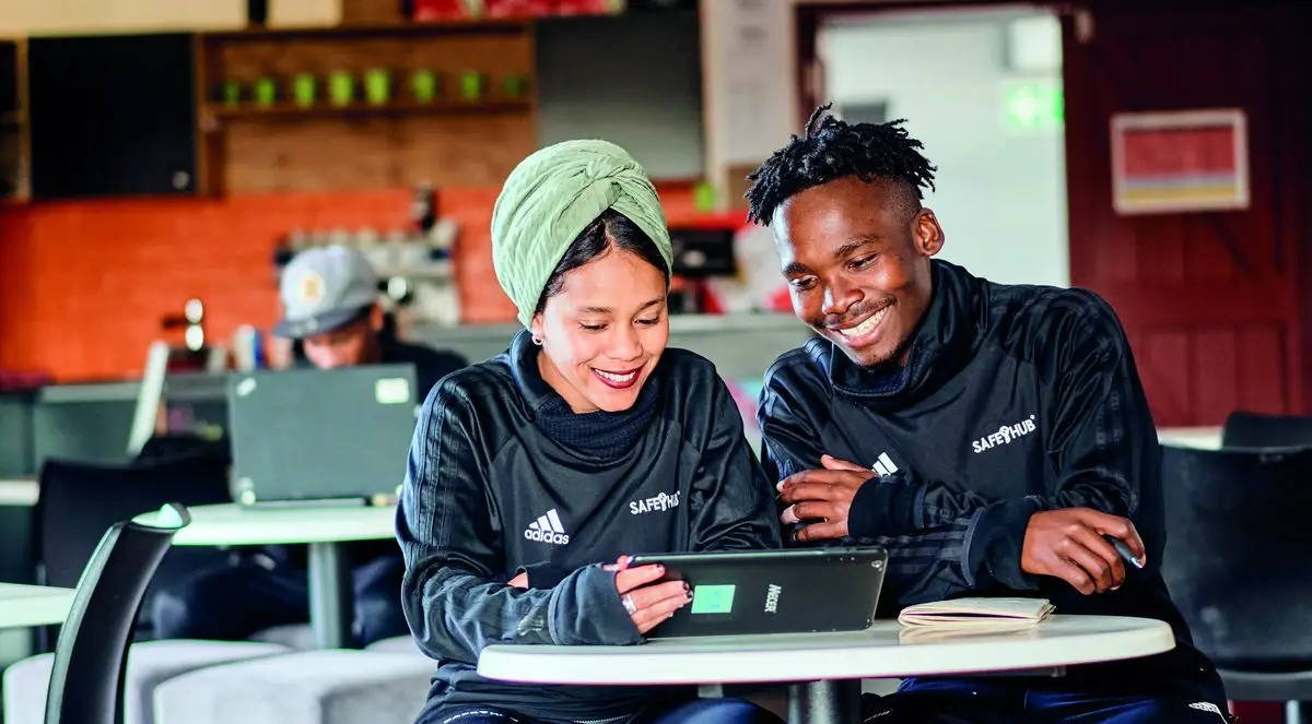 young people at Safe-Hub
